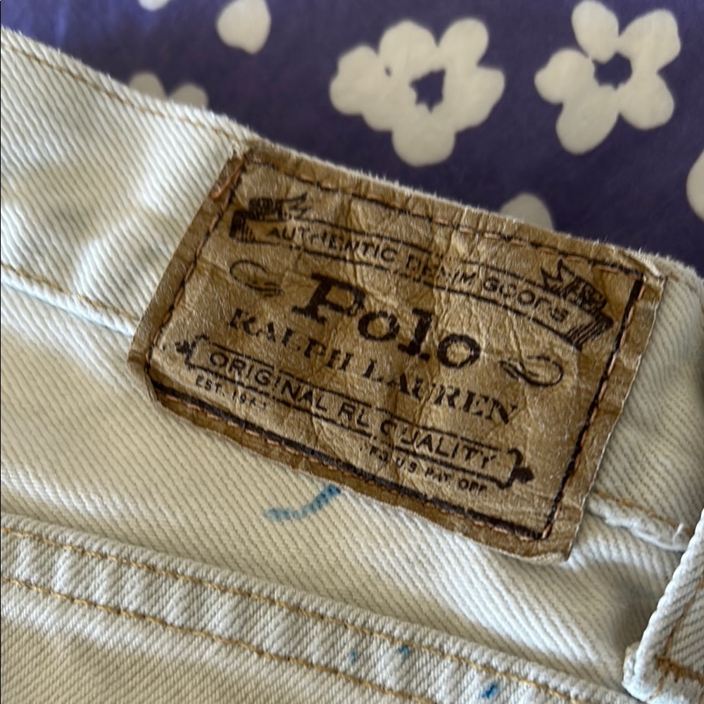 Ralph Lauren Polo Boyfriend Jeans - Cream